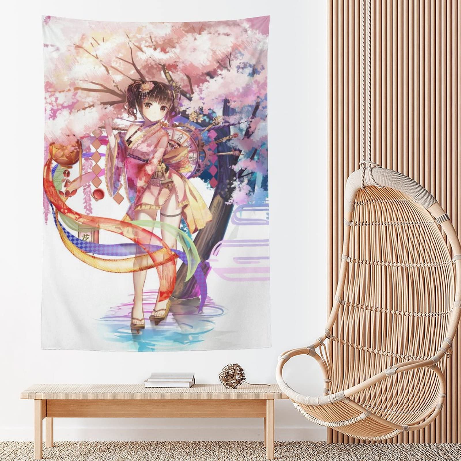 Amazon.co.jp: タペストリー 可愛い キャラクター柄 甲鉄城のカバネリ